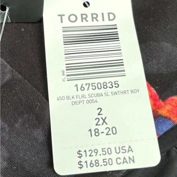 Torrid Mini Scuba Lace-Up Bodycon Mini Dress - Picture 8 of 11